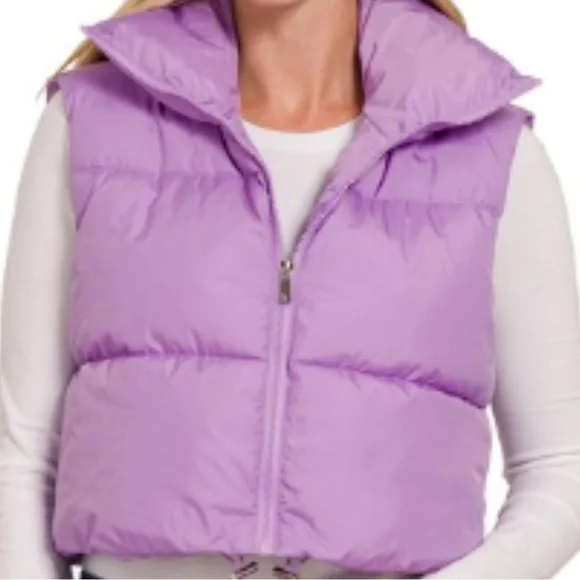 Various Sizes - Purple Puffer Vest - Picture 1 of 1